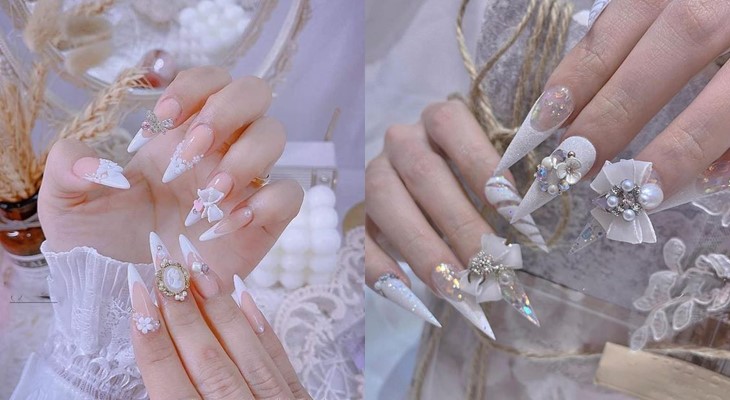 14+ mẫu nail cô dâu đẹp cho cô dâu “tỏa sáng” trong ngày cưới